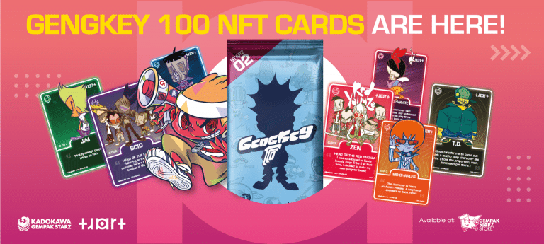 Kadokawa Gempak Starz’s Gengkey NFT Collection Drops on Trart.io