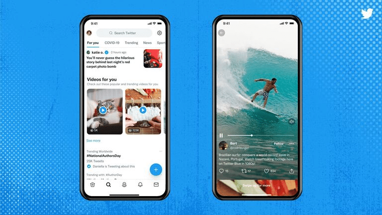 Twitter Introduces New Full-Screen Video Feature Like TikTok