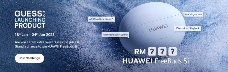 Guess the price of the Huawei FreeBuds 5i and win one