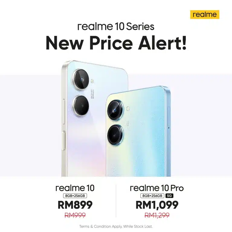 Realme 10 Pro and Realme 10: New Price Adjustments and Specifications in Malaysia